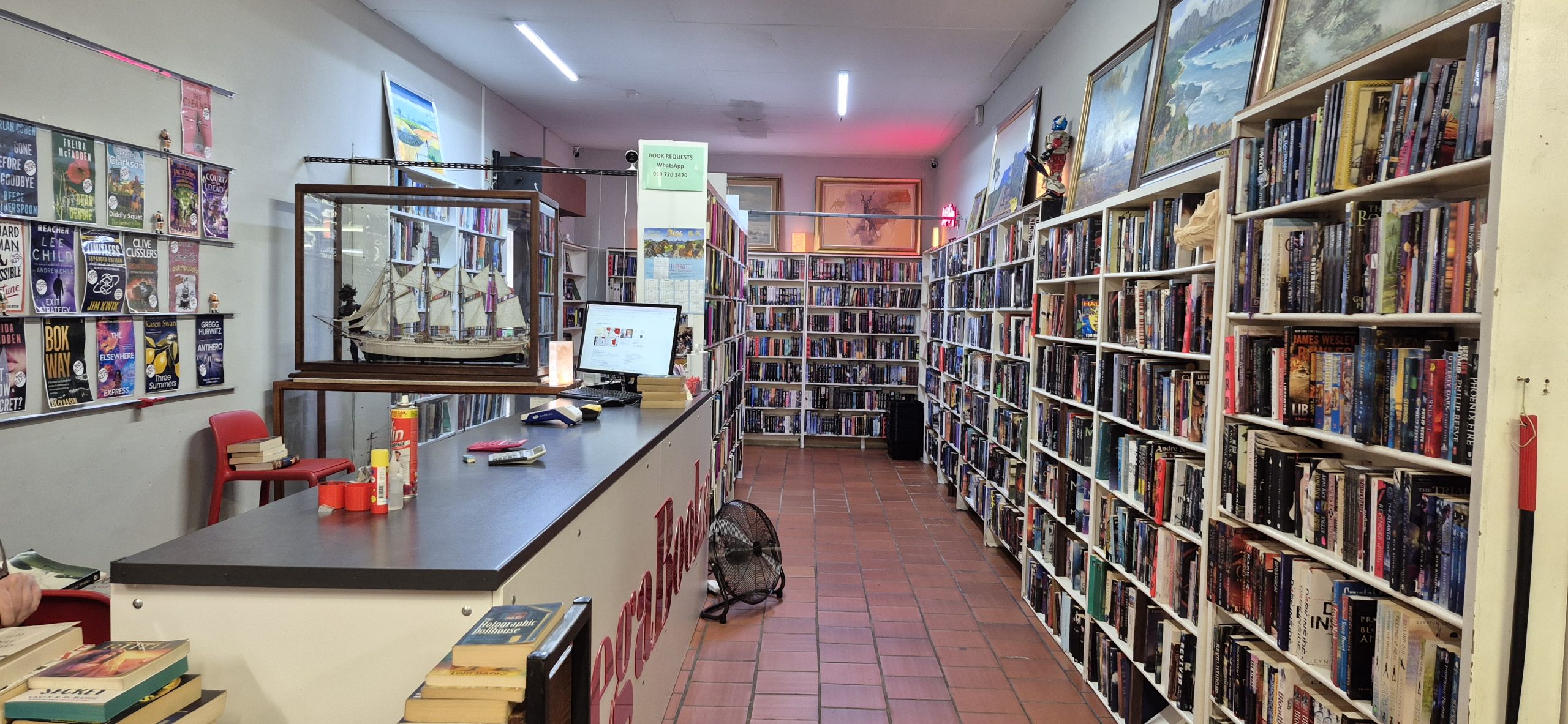 MegaBooks store interior